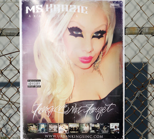 Ms Krazie - Forgive Not Forget - Pre Order 5 VIP Poster Autograph Package