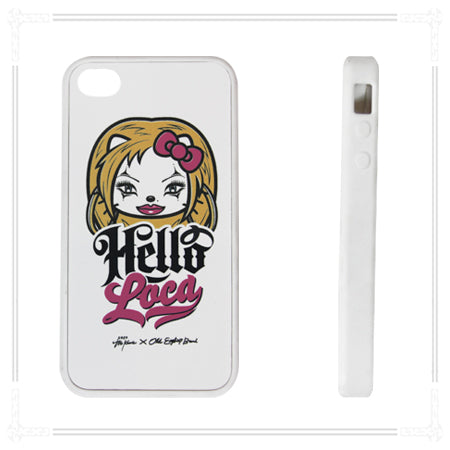 LIMITED PRICE White Hello Loca iPhone case